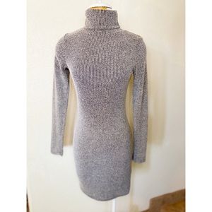Ribbed long sleeve dress